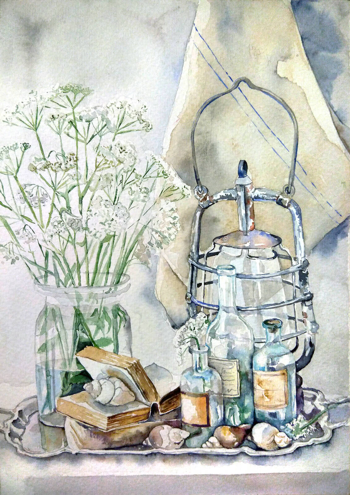 Transparency- Watercolor painting